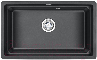 Мойка кухонная GRANULA KS-7303 (черный) - фото