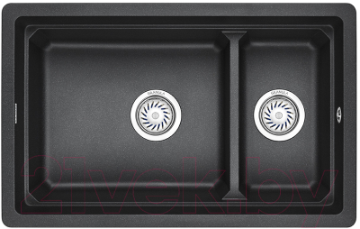 Мойка кухонная GRANULA KS-7304 (черный) - фото