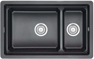 Мойка кухонная GRANULA KS-7304 (шварц) - фото