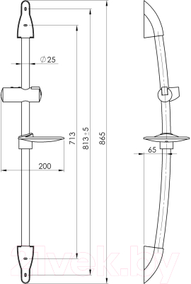 Душевая стойка Rubineta Accord