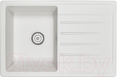 Мойка кухонная GRANULA ST-7602 (белый) - фото