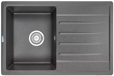 Мойка кухонная GRANULA ST-7602 (графит) - фото