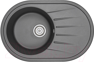 Мойка кухонная GRANULA ST-7601 (черный) - фото
