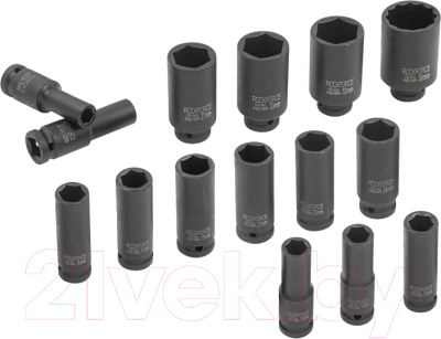 Набор головок слесарных RockForce RF-4166D-5MPB - фото