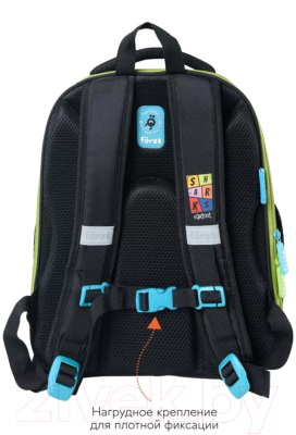 Школьный рюкзак Forst F-Base. Shark party / FT-RY-020403