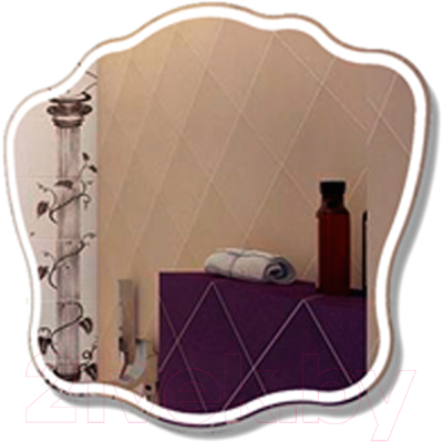 Зеркало Пекам Aperol 95x80 / aperol-95x80 (с подсветкой, с механической клавишей) - фото