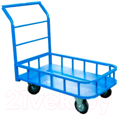 Тележка платформенная TOR ТП-Б 600x1000 с бортами / 1012417 - фото