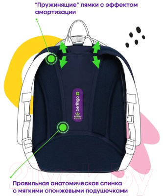 Школьный рюкзак Berlingo Expert Mini. Dragonfly / RU09046