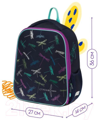 Школьный рюкзак Berlingo Expert Mini. Dragonfly / RU09046