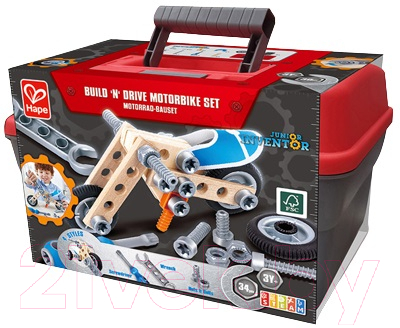 Конструктор Hape Мотоцикл / E3037_HP - фото