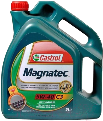 Моторное масло Castrol Magnatec 5W40 C3 / 15C9CA - фото