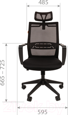 Кресло офисное Chairman 545 (ткань, серый)