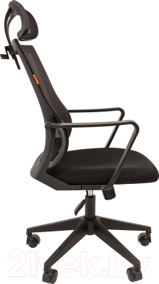 Кресло офисное Chairman 545 (ткань, черный)