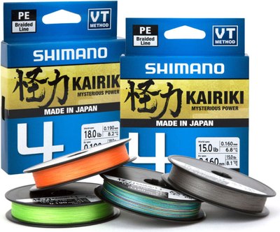 Леска плетеная Shimano Kairiki 4 0.315мм / LDM54TE5031515H - фото