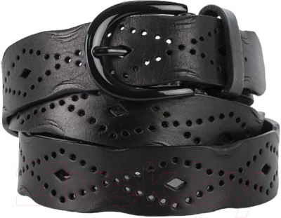 Ремень женский Poshete 571-1807-M-BLK - фото