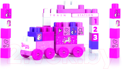 Конструктор Dolu Unicorn JumBlocks / 2554 (50эл)