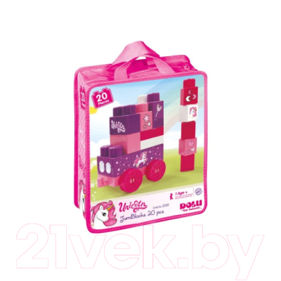 Конструктор Dolu Unicorn Mega Blocks / 2550 (20эл) - фото