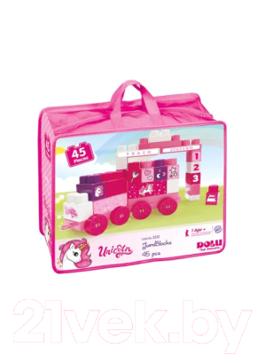 Конструктор Dolu Unicorn Mega Blocks / 2551 (45эл) - фото