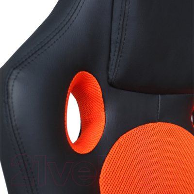 Кресло офисное Меб-ФФ MF-2008H (черный/оранжевый)