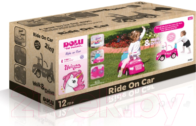 Каталка детская Dolu Step Unicorn / 2532
