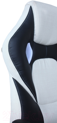 Кресло офисное Меб-ФФ MF-372 (черный/белый)