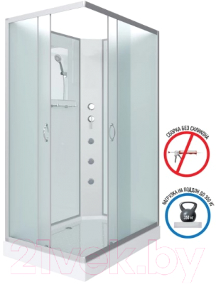 Душевая кабина Niagara NG-43285-14QBKG 120x80x200