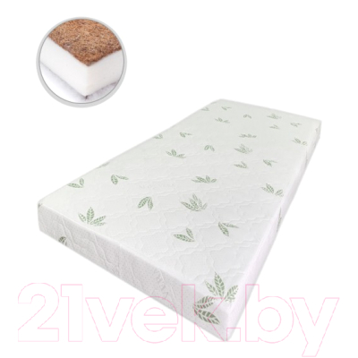 Детский матрас Капризун Алое вера ППУ с кокосом 160x70 / 413036