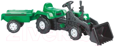 Каталка детская Dolu Ranchero с прицепом и ковшом / 8048 - фото