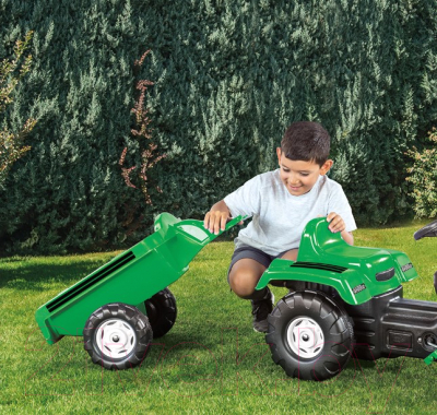 Каталка детская Dolu Ranchero с прицепом и ковшом / 8048