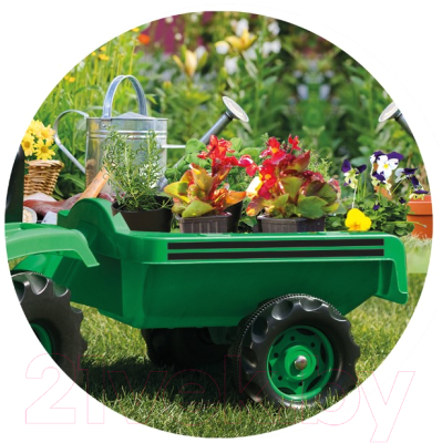 Каталка детская Dolu Ranchero с прицепом и ковшом / 8048