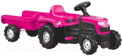 Каталка детская Dolu Unicorn с прицепом / 2508 - фото