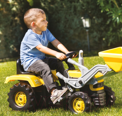 Каталка детская Dolu Трактор педальный с ковшом / 8051