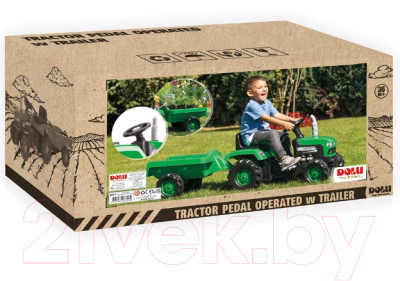 Каталка детская Dolu С прицепом / 8053