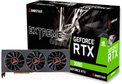 Видеокарта Biostar RTX 3080 10GB GDDR6X (VN3806RMT3)