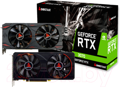 Видеокарта Biostar GeForce RTX 3070 8GB GDDR6 (VN3706RM82)