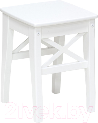 Табурет Folium Марк 1 / T1R9003R (эмаль/белый) - фото