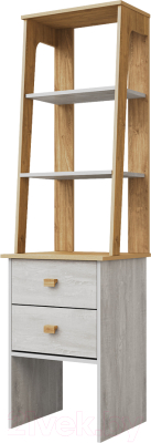 Стеллаж Мебель-КМК 2Я Скандинавия 0905.19 - фото