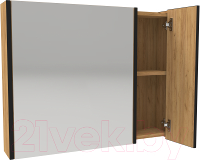 Шкаф с зеркалом для ванной АВН Ванкувер 80 / 66.07 (34)