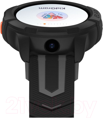 Умные часы детские Elari Kidphone 4G Wink (черный)