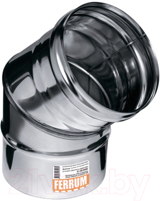 Поворот дымохода Ferrum Ф150 / f2327 (угол 135°, 304/0.8мм) - фото