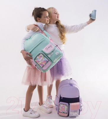 Школьный рюкзак Brauberg Pastel. Lazy Cat / 271422