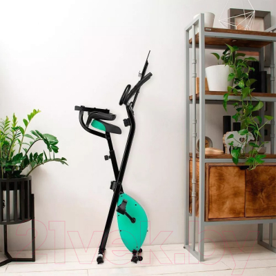 Велотренажер Kitfort KT-4006-2 (черный/зеленый)