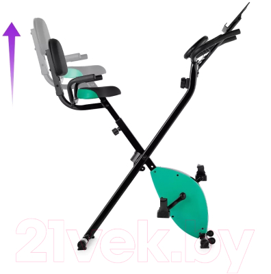Велотренажер Kitfort KT-4006-2 (черный/зеленый)