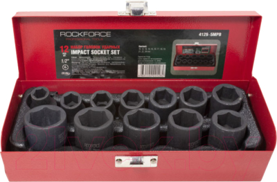 Набор головок слесарных RockForce RF-4129MPB(4129-5MPB) - фото