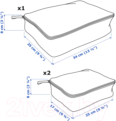 Набор органайзеров Ikea Ренсаре 304.325.02