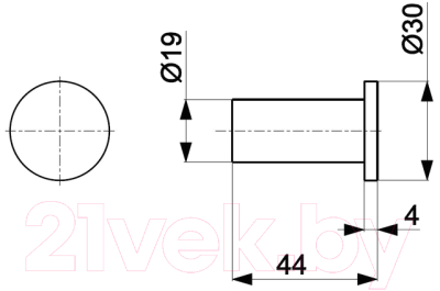 Крючок для ванной Armatura 864-020-00