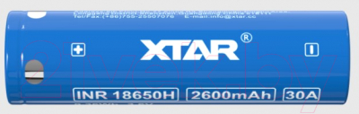 Аккумулятор XTAR Li-ion INR18650H 20A