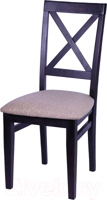 Стул Ельская мебельная фабрика МДК-63 / 20С 680-1 (венге/ролан коричневый) - фото