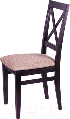 Стул Ельская мебельная фабрика МДК-63 / 20С 680-1 (венге/ролан коричневый)