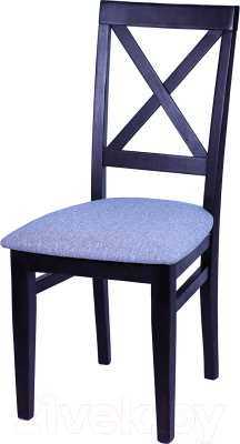 Стул Ельская мебельная фабрика Кристофер МДК-63 / 20С 680-1 (венге/ролан серый) - фото